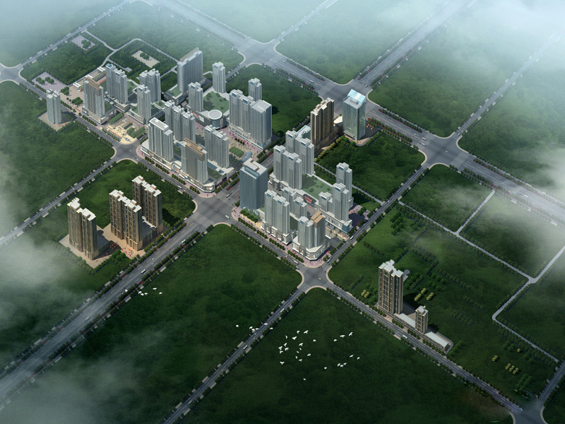 升龙天玺大鸟瞰图