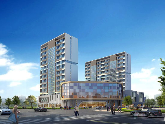 金盛国际商贸城效果图