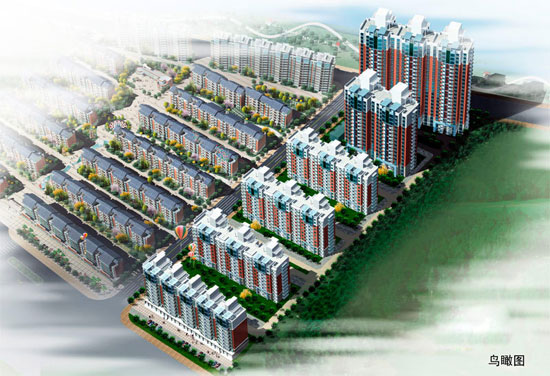 郑东鑫成美墅鸟瞰图