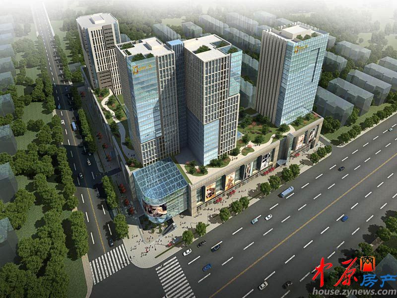 京沙广场鸟瞰图