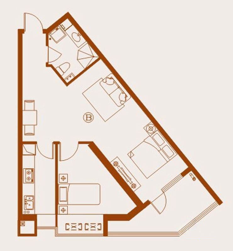 正弘蓝堡湾二期世豪小公馆户型图