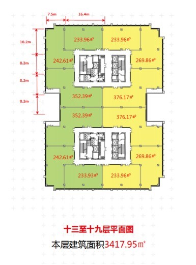 正商和谐大厦平面图