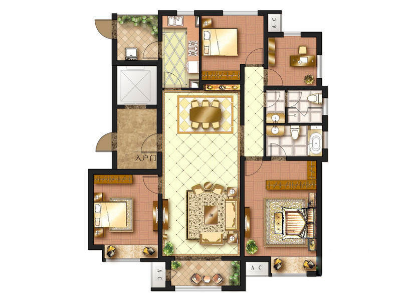 康桥九溪郡户型图