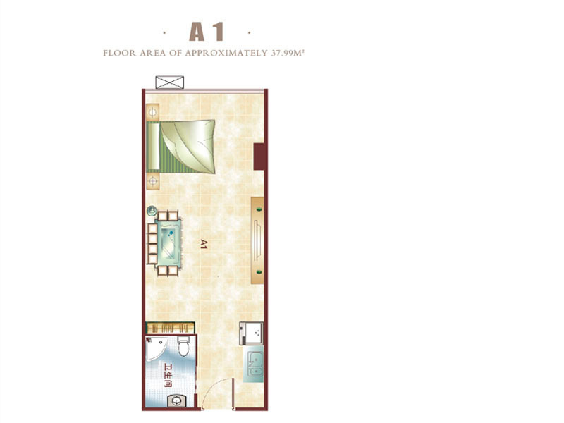 瑞士酒店公寓户型图