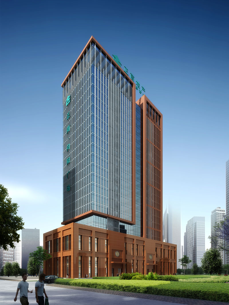 正商向阳广场透视效果图-背面