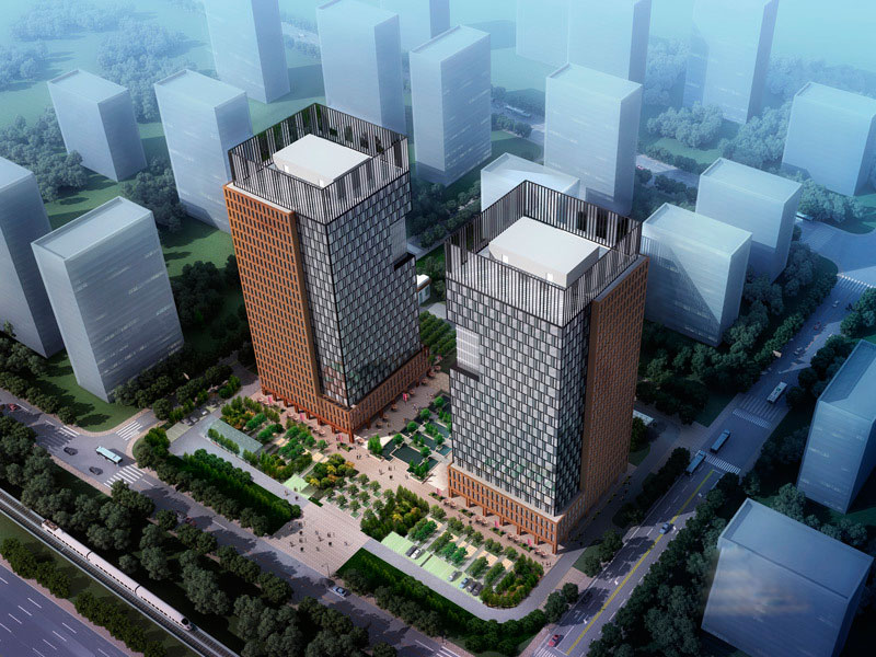 正商宇陆广场鸟瞰图