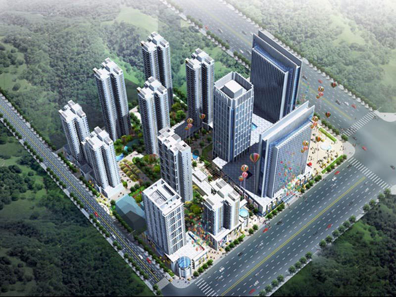 国贸公馆鸟瞰图