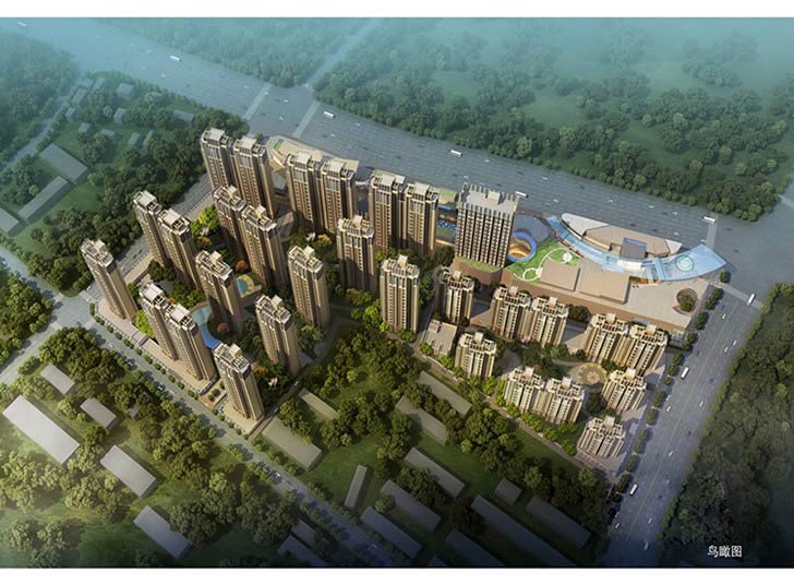 和昌都汇广场鸟瞰图