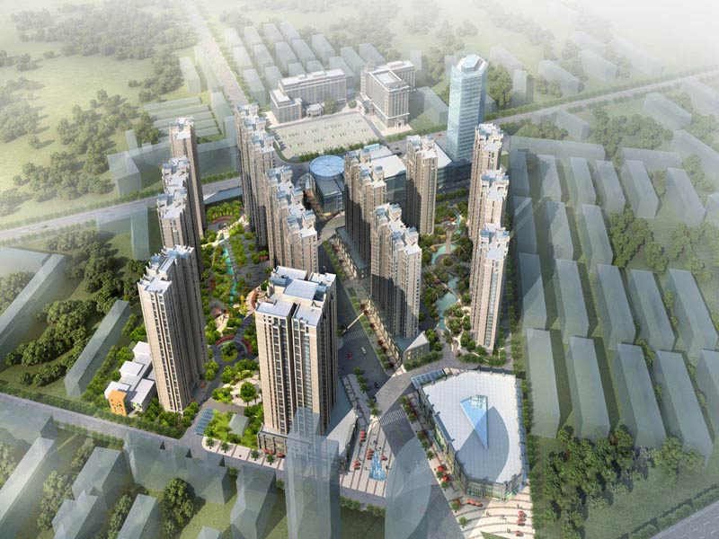 弘润幸福里鸟瞰图