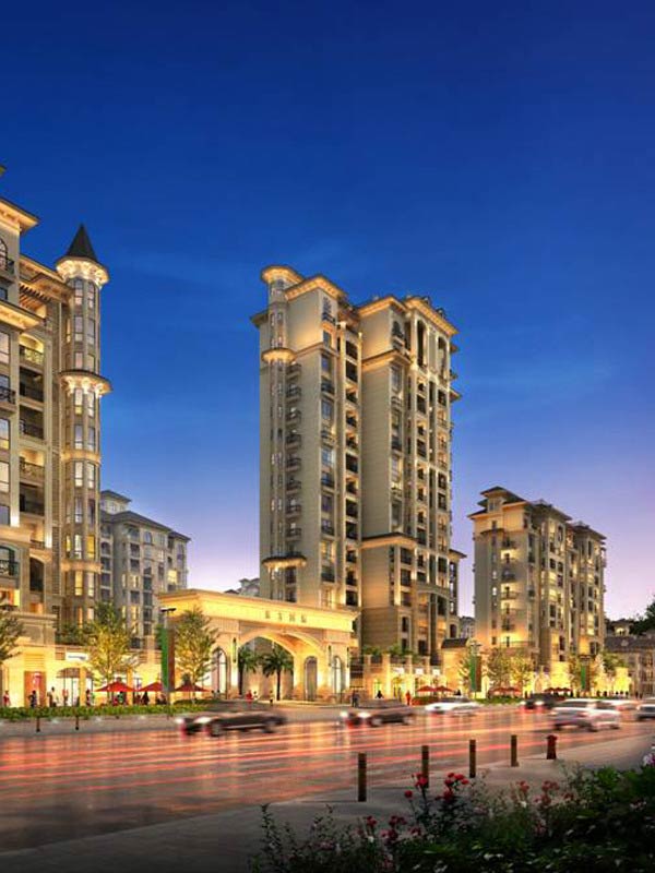 东方国际沿街效果图