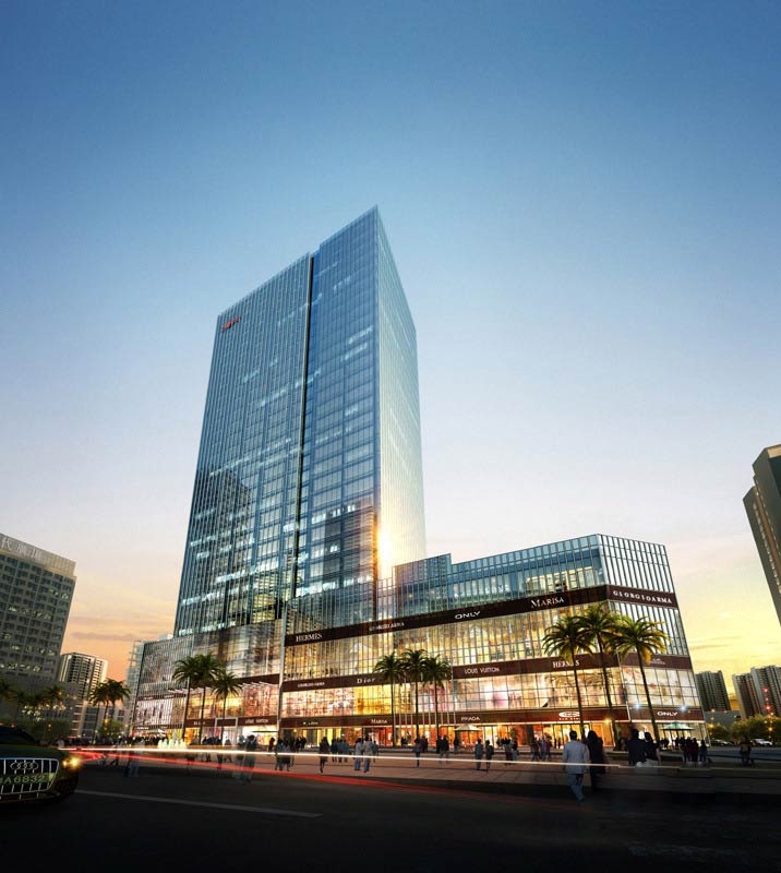 兰德中心效果图