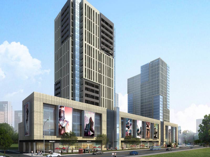 京沙广场华中路效果图