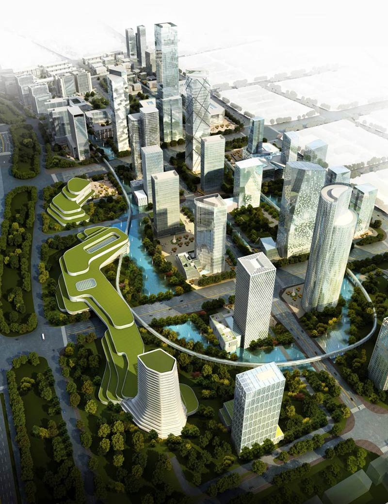 大学科技园鸟瞰图