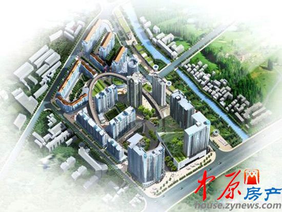 郑州新天地三期人和居鸟瞰图