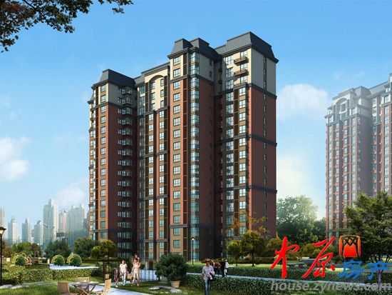 千鹿山一期整体楼盘效果图