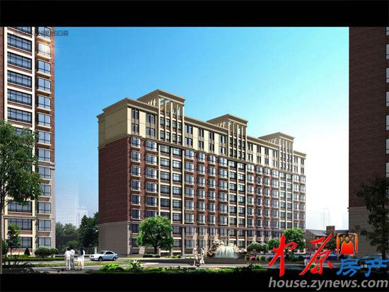 龙泽嘉园主入口效果图