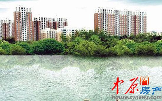 水岸鑫城五期远景效果图