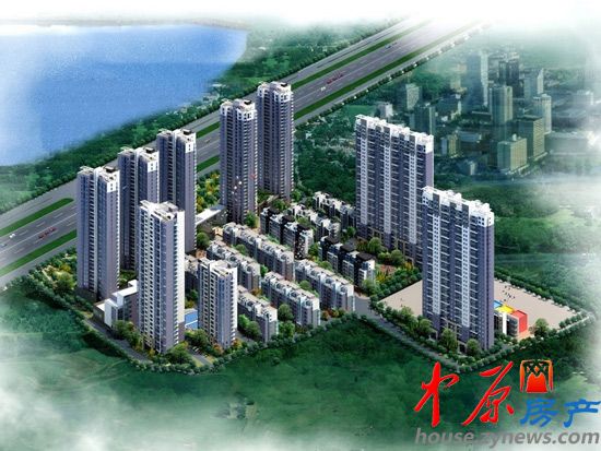 维也纳森林四期项目鸟瞰图