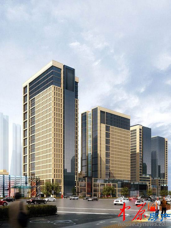 楷林IFC西南角街景透视图