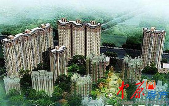 水岸鑫城五期全景效果图