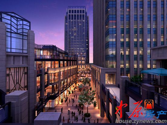 海汇中心商业夜景图