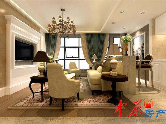 瑞士酒店公寓精装样板间效果图