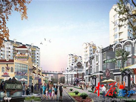 郑州新天地三期人和居广场效果图