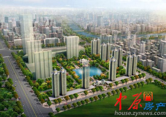 郑州恒大名都鸟瞰图