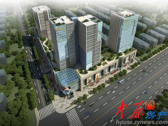 京沙广场鸟瞰图