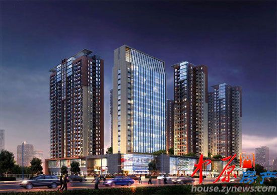 正印摩卡时光沿街透视夜景图