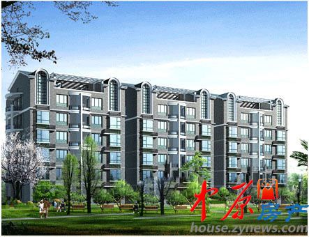 天河龙城南外立面效果图