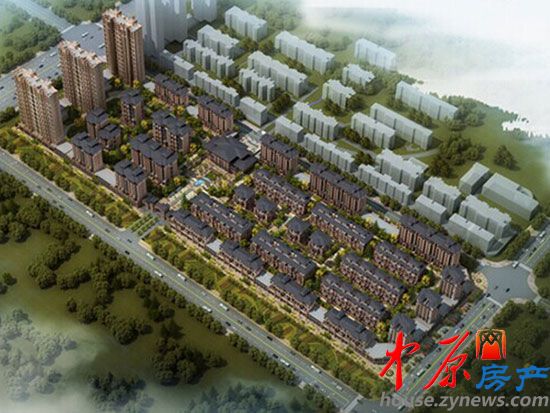 中森林语美墅鸟瞰效果图