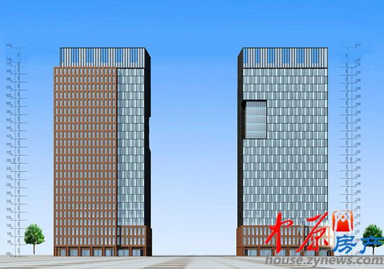 正商宇陆广场南立面效果图