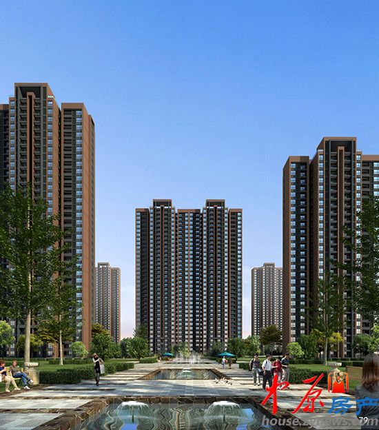 绿都紫荆华庭效果图