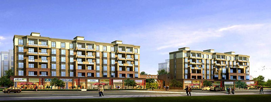 天怡佳苑2#、3#号沿街效果图