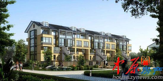 郑开森林半岛叠拼别墅效果图