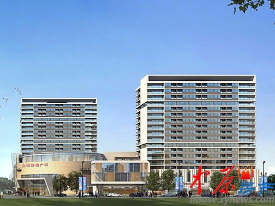 金盛国际商贸城外立面效果图