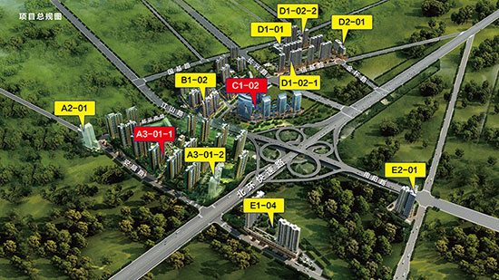 利海财富广场地块分布图