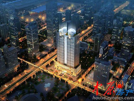 威斯顿广场夜景鸟瞰图