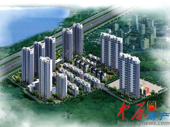 维也纳森林四期项目鸟瞰图