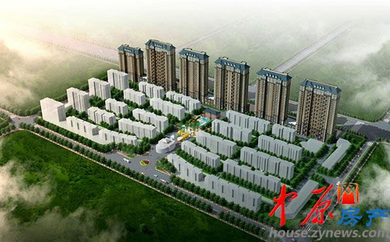 海龙香槟大道四期鸟瞰效果图