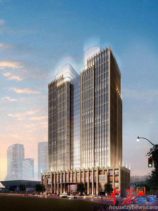 威斯顿广场正面透视图