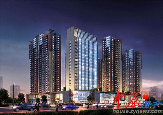 正印摩卡时光沿街透视夜景图