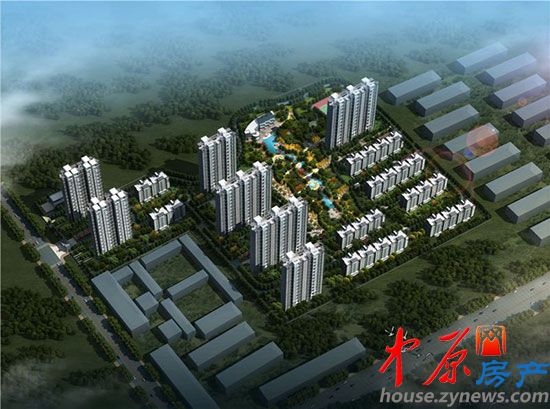 正商瑞钻鸟瞰效果图