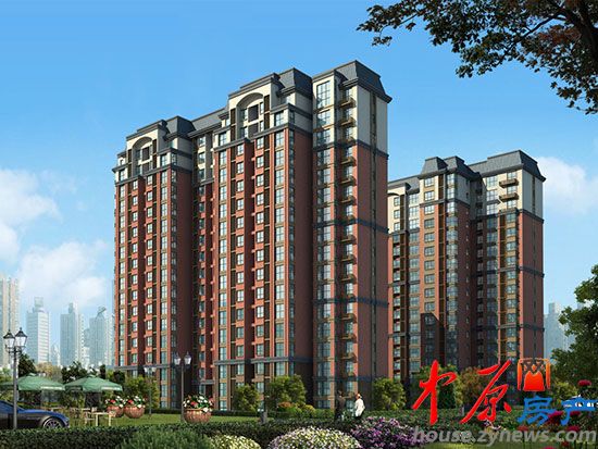 千鹿山一期整体楼盘效果图