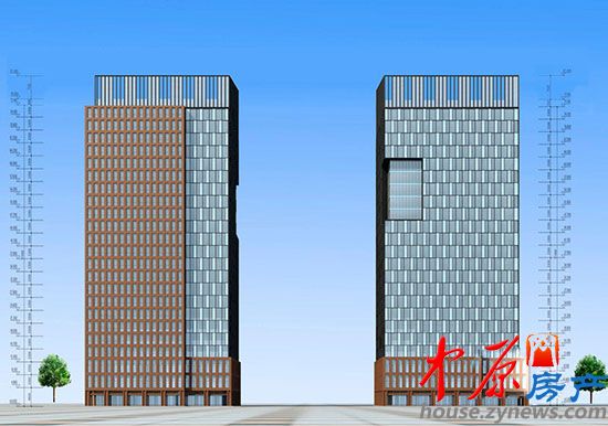 正商宇陆广场南立面效果图