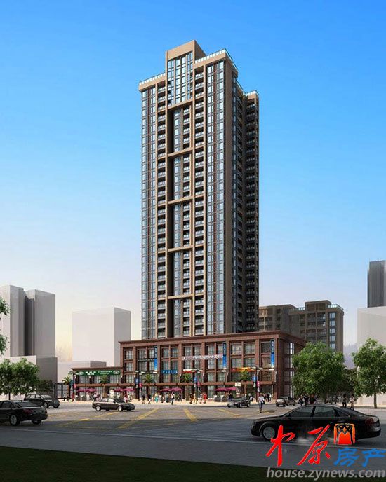 亿辰山海间南立面效果图