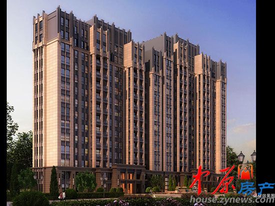 名门紫园高层效果图