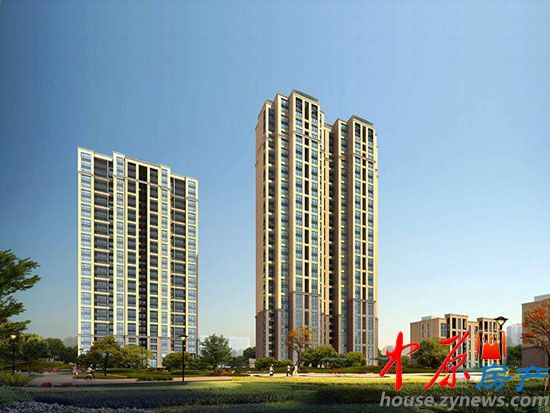 天伦锦城内庭院透视图