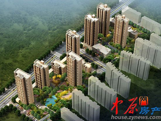 风和日丽新领地鸟瞰图